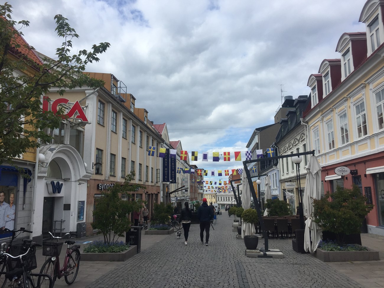 Fußgeherzone von Karlskrona