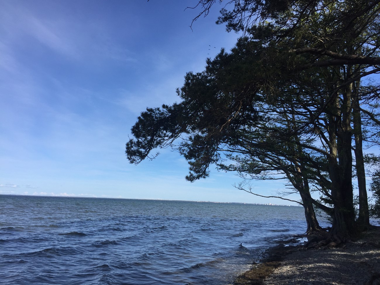 Ostseeküste im Osten von Öland, Blick auf Kalmar