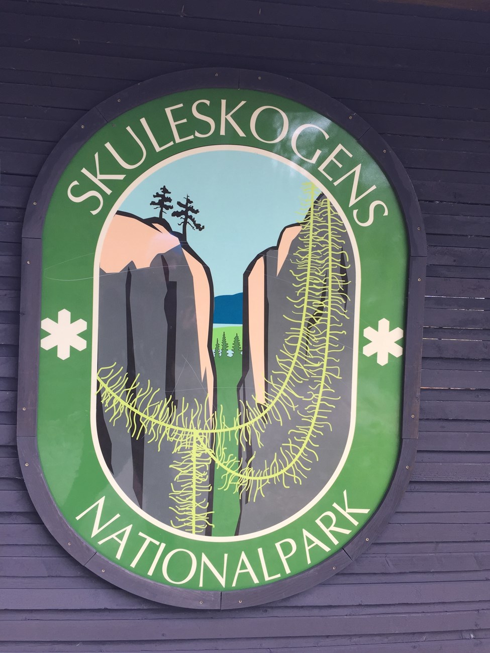 "Wappen" des Skuleskogens Nationalpark (Top-Wandergebiet)