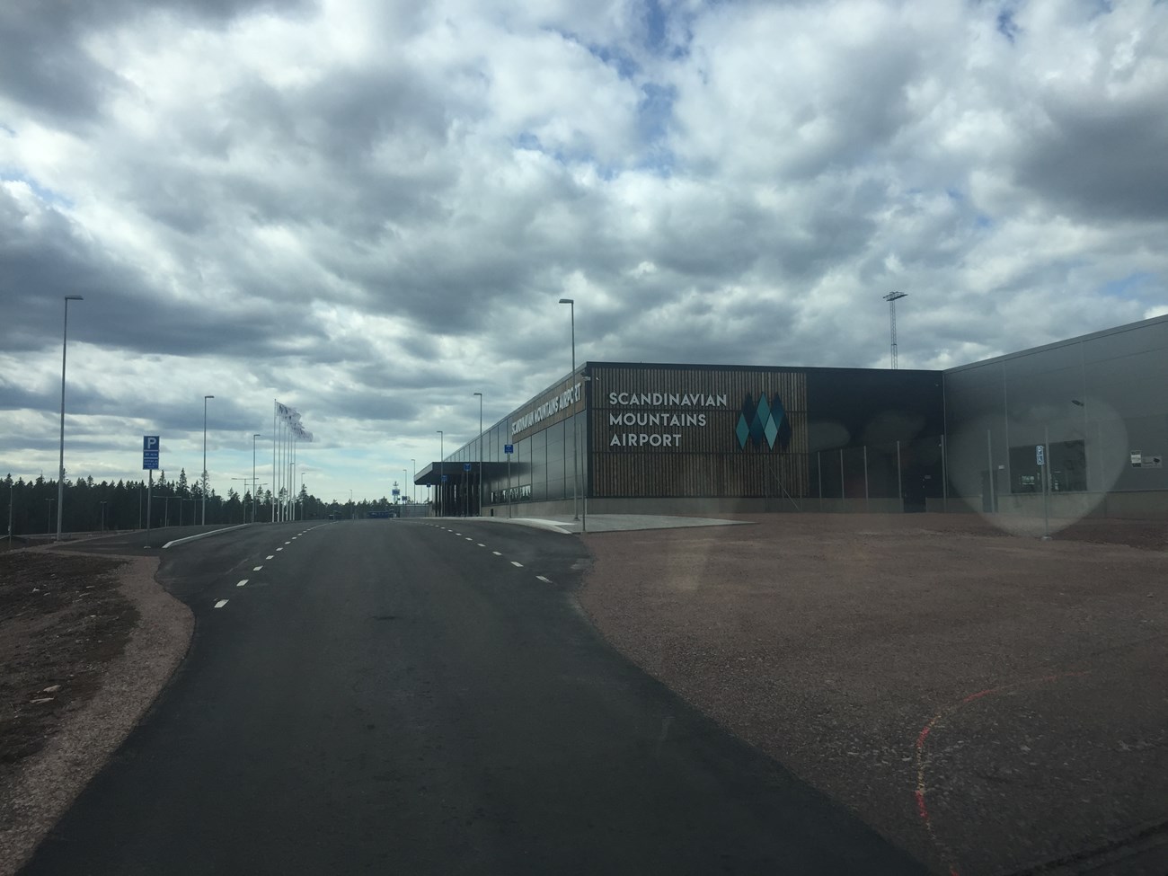 Nichts los am "Scandinavian Mountains Airport" 