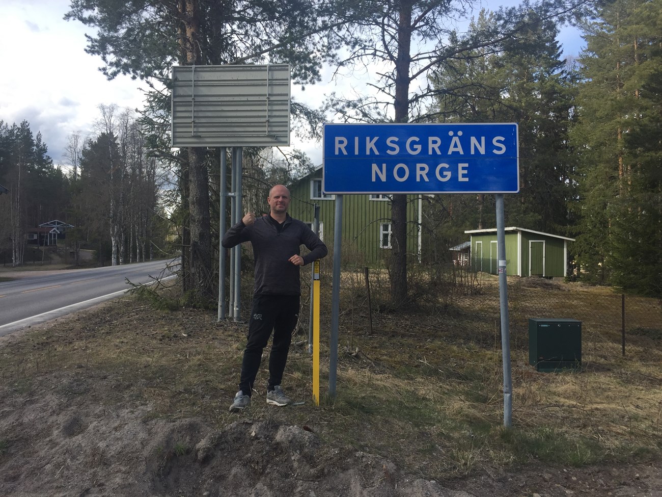 Top-Style an der Grenze zwischen Schweden und Norwegen