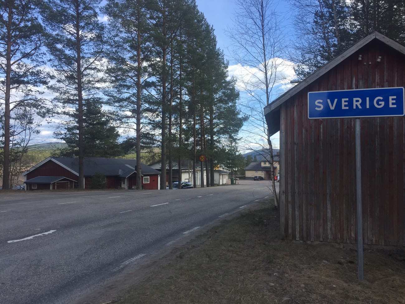 Top-Style an der Grenze zwischen Norwegen und Schweden 