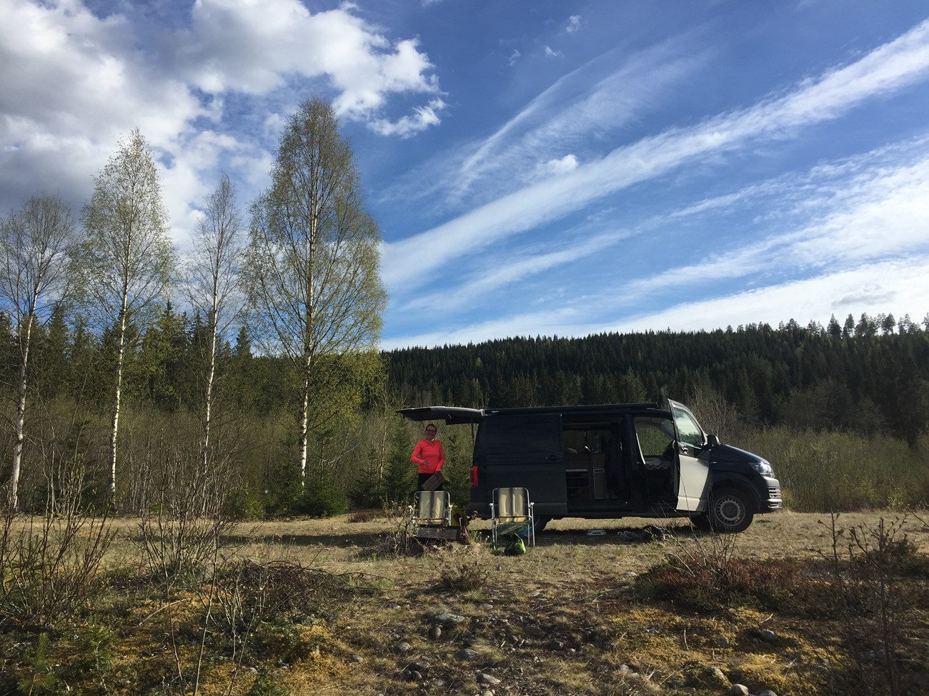 Top-Platz am Klarälven, da hat BH gut lachen