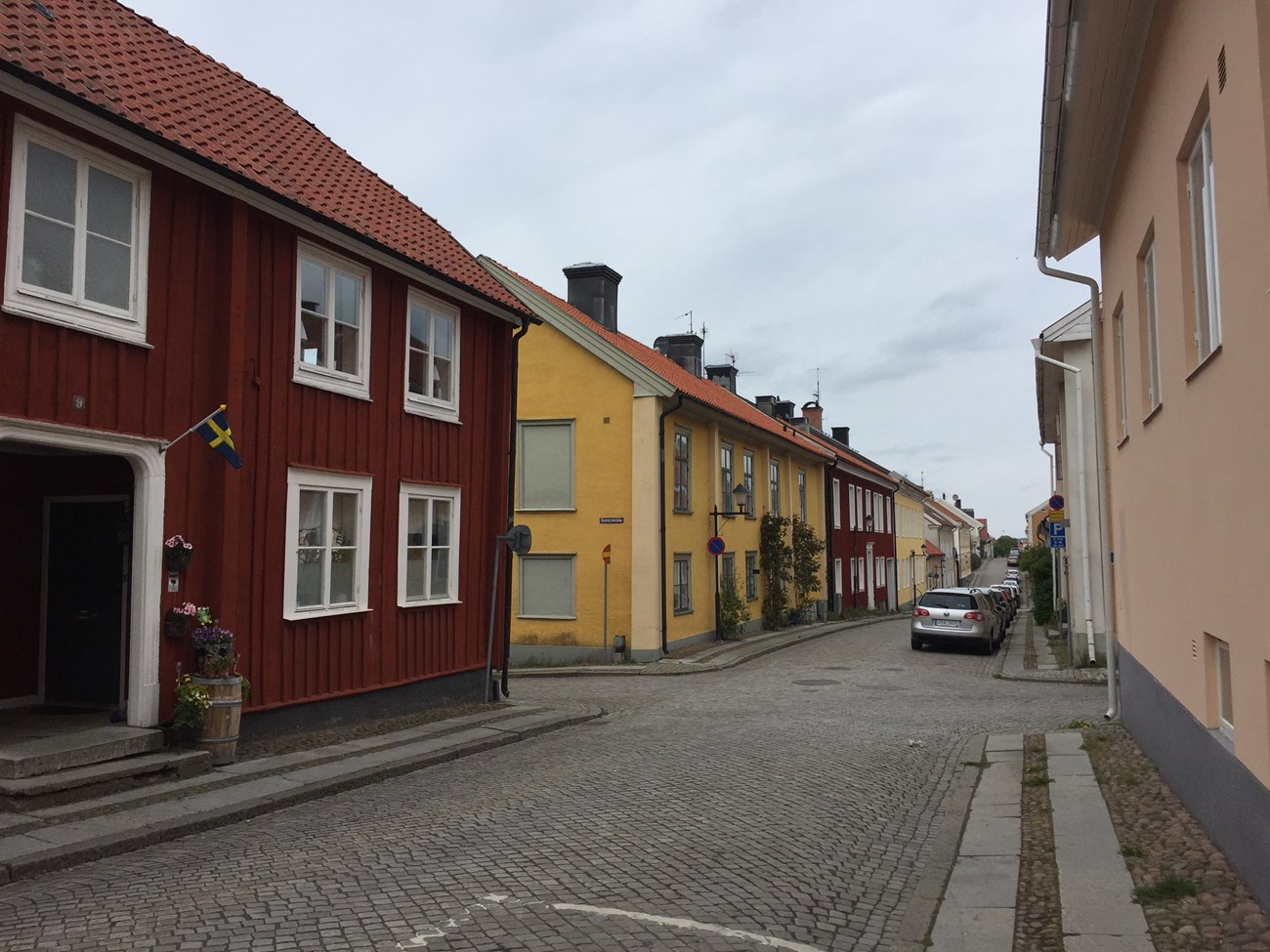 Unterwegs in Mariestad, Schweden