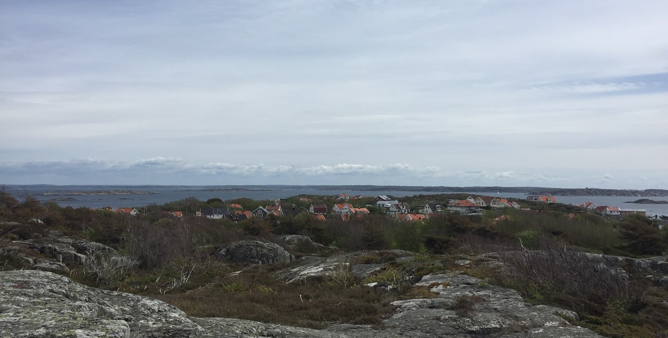 Rörö: die Siedlung am Hafen