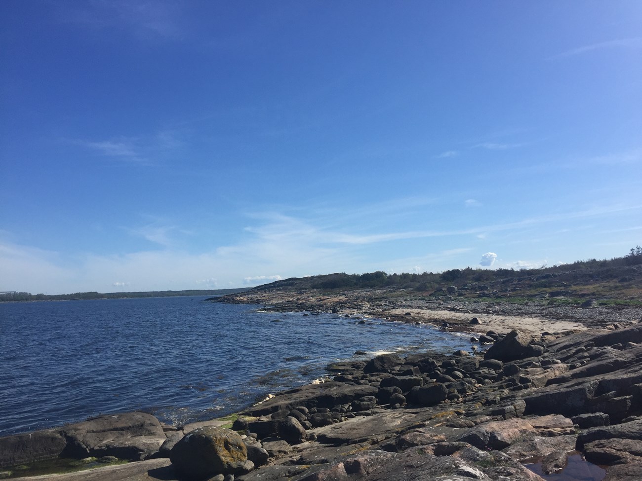 Man merkt, dass wir uns wieder in wesentlich südlicheren Gefilden befinden - zwischen Göteborg und Kullaberg; Schweden
