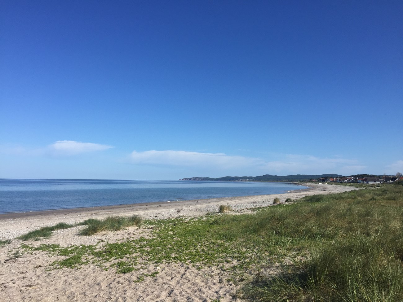 Ostseestrand, Blick auf die Kullen-Halbinsel (Südschweden)