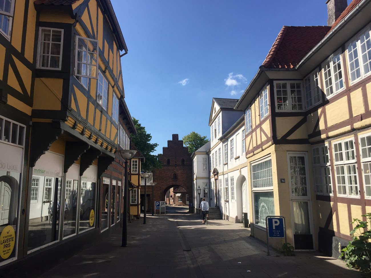 Unterwegs im Zentrum von Faaborg / Fåborg